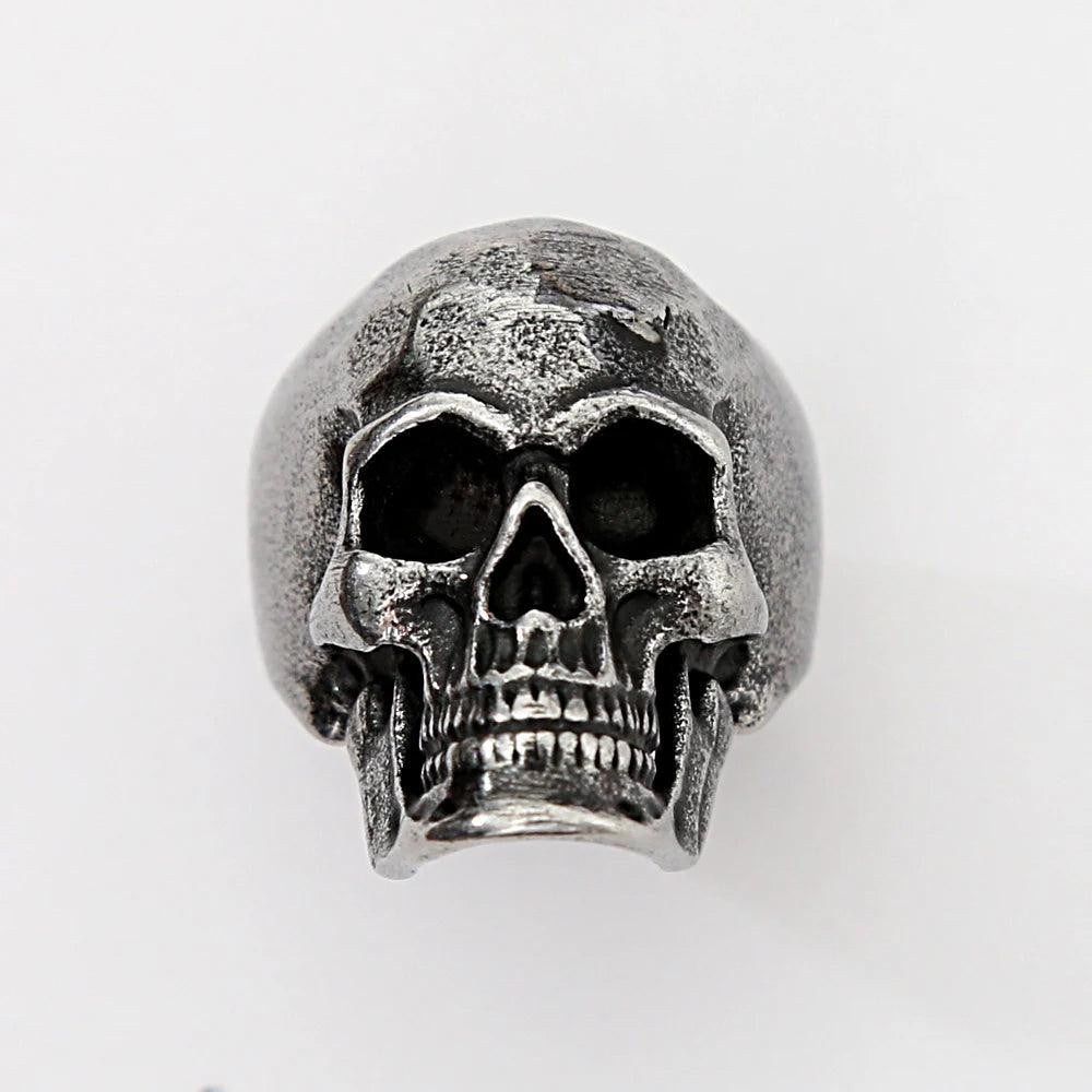 1️⃣ Jason Mask Ring Punk Horror Stainless Steel Biker Ring for Men Black Retro J