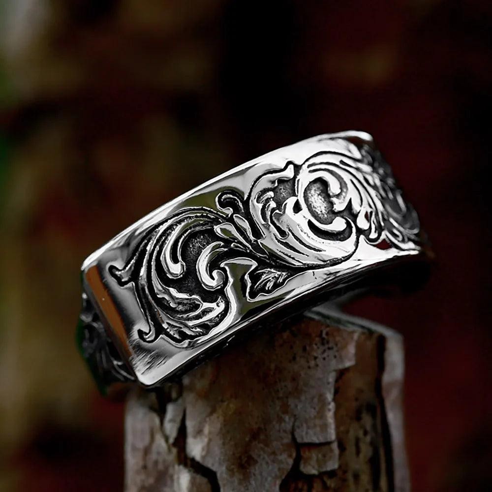 316L Stainless Steel Punk Square Flat Top Signet Ring Unisex Jewelry Gift for Me
