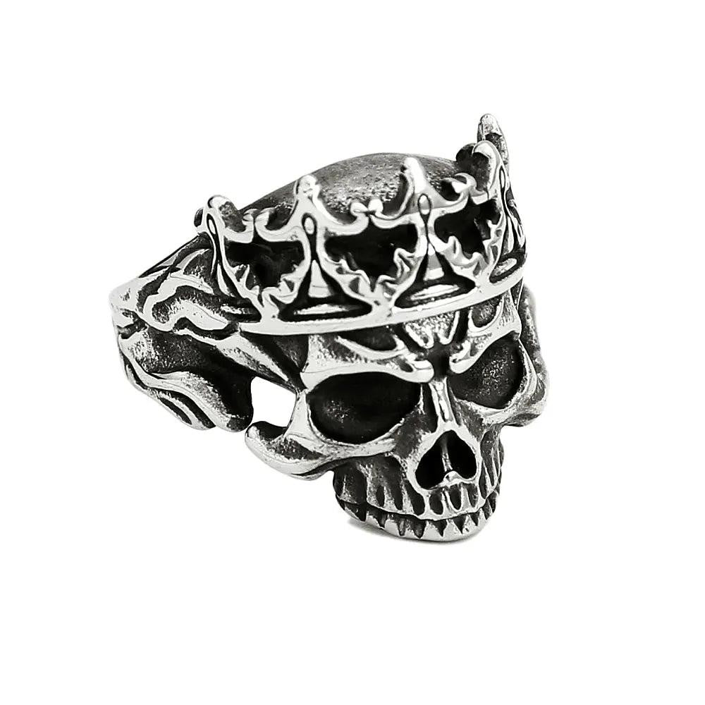 TOGA PULLACN Stainless Steel Egyptian Ankh Cross Finger Rings Punk Jewelry for M