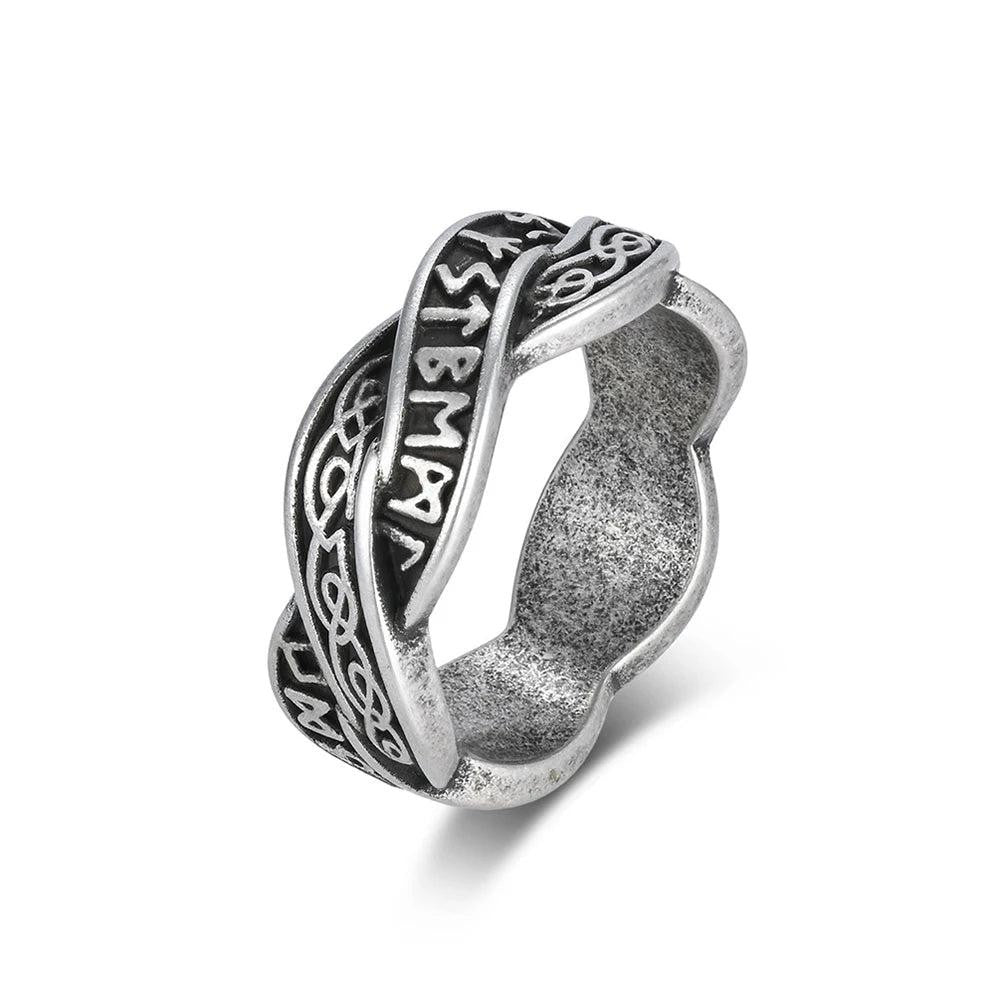 2️⃣ Creative Pattern Ring Stainless Steel Punk Fashion Ring Men Women