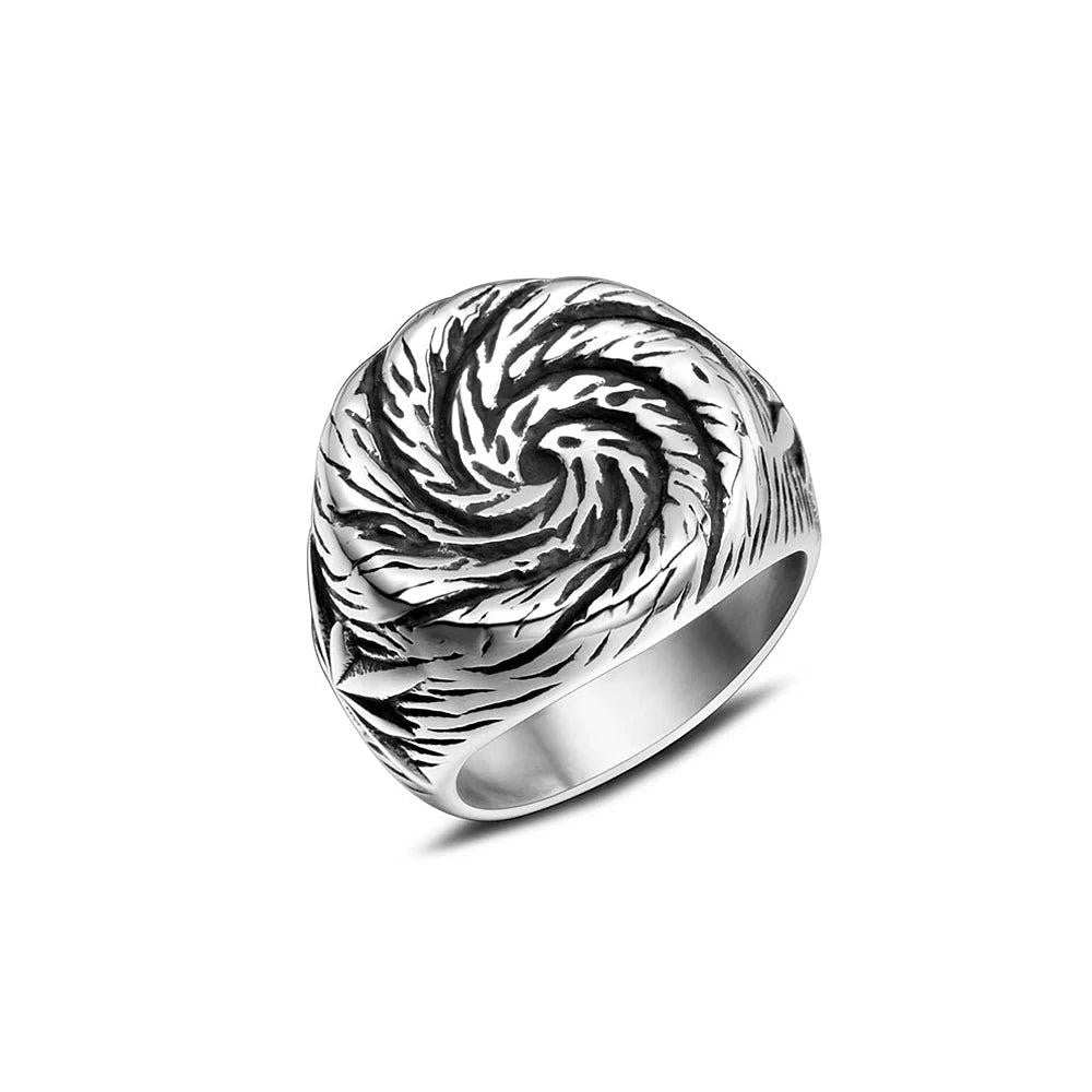 TOGA PULLACN Stainless Steel Egyptian Ankh Cross Finger Rings Punk Jewelry for M