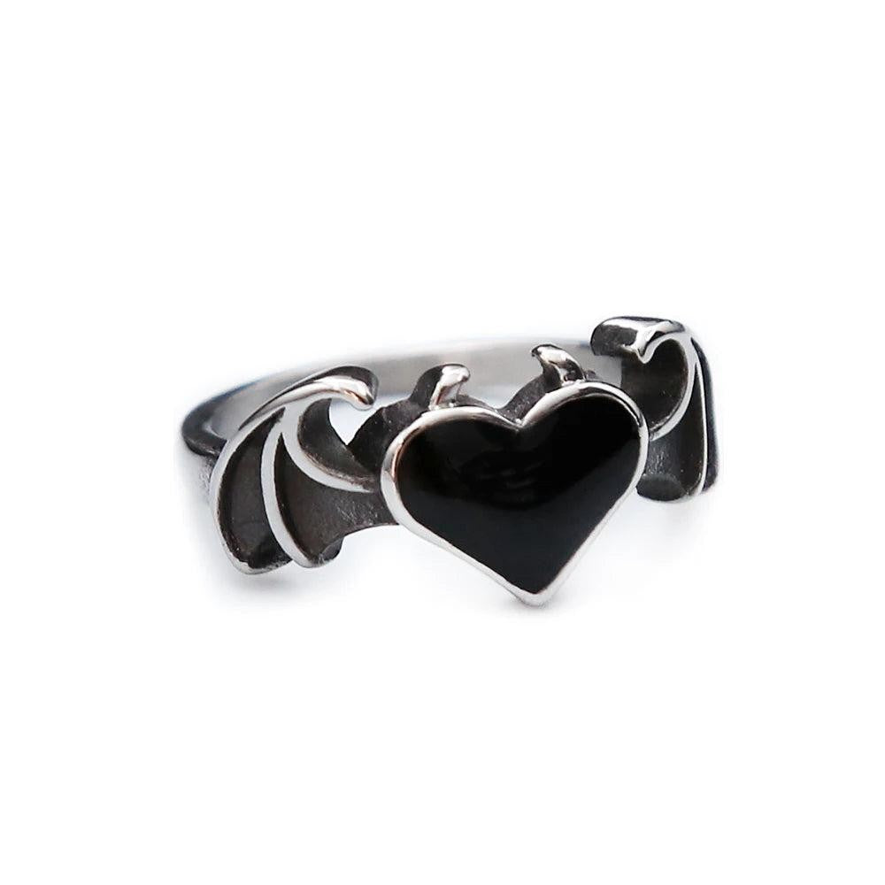 316L Stainless Steel Punk Square Flat Top Signet Ring Unisex Jewelry Gift for Me