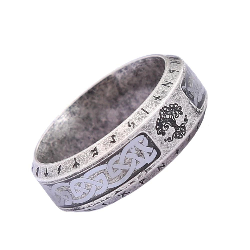 1️⃣ Simple Stainless Steel Ring Punk Hip Hop Biker Ring Men Women