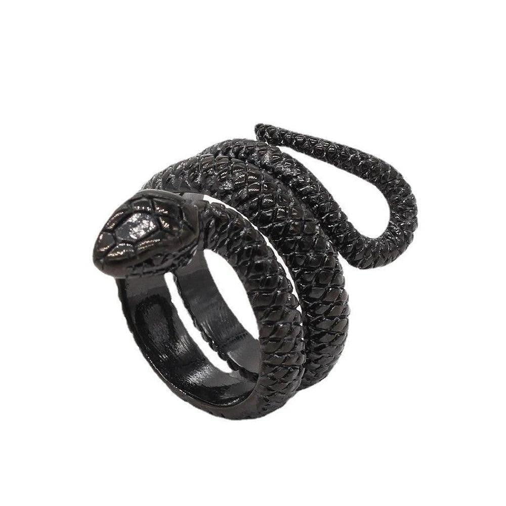 Vintage Snake Ring Stainless Steel – Punk Biker Hip Hop Animal Ring Unisex