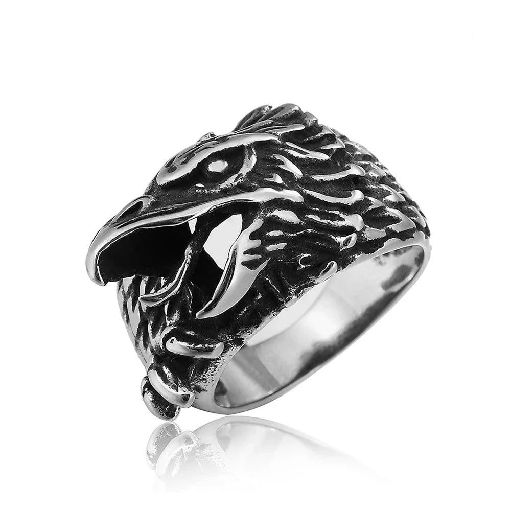 Polished 316L Stainless Steel Square Finger Rings for Men Women Wedding Party Je