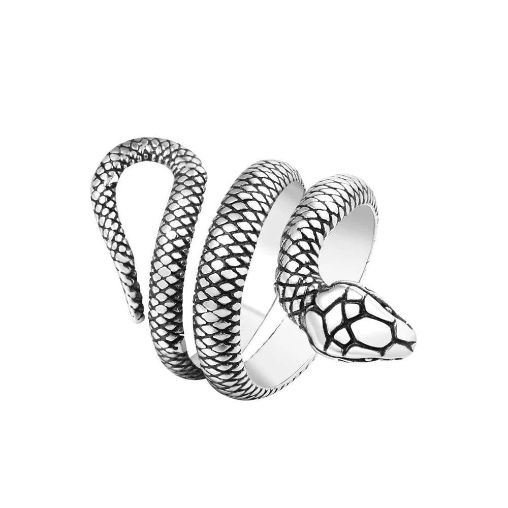 Vintage Snake Ring Stainless Steel – Punk Biker Hip Hop Animal Ring Unisex