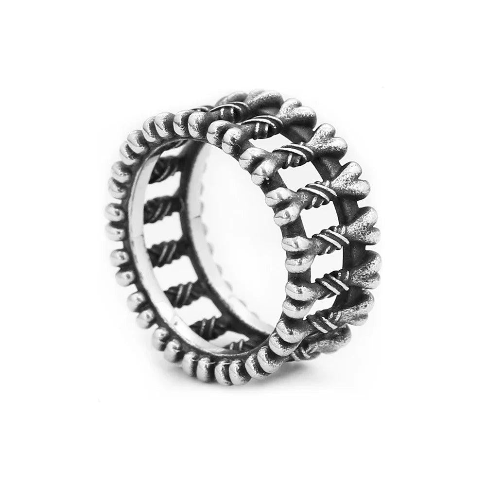Polished 316L Stainless Steel Square Finger Rings for Men Women Wedding Party Je