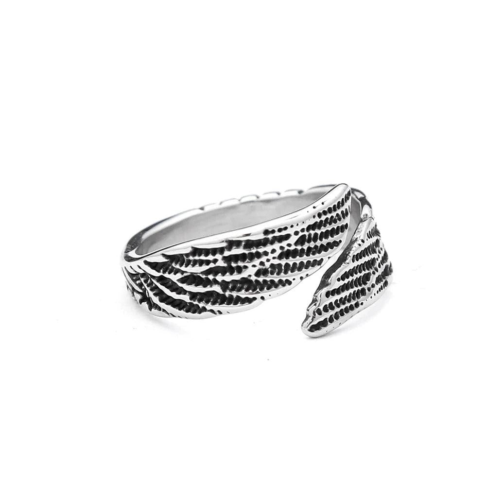 1️⃣ Simple Stainless Steel Ring Punk Hip Hop Biker Ring Men Women