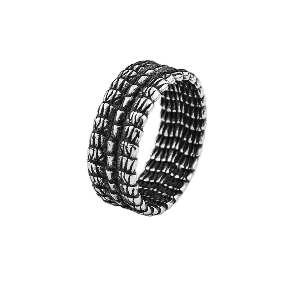 Polished 316L Stainless Steel Square Finger Rings for Men Women Wedding Party Je