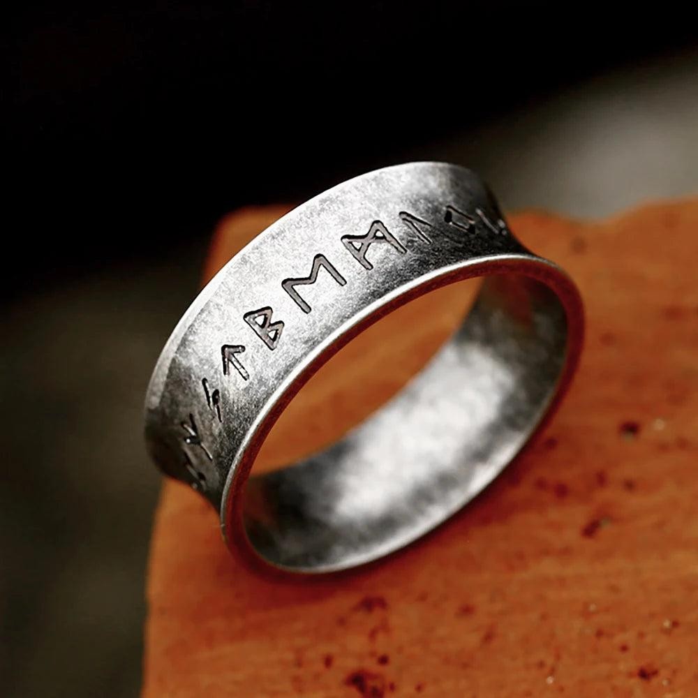 1️⃣ Simple Stainless Steel Ring Punk Hip Hop Biker Ring Men Women