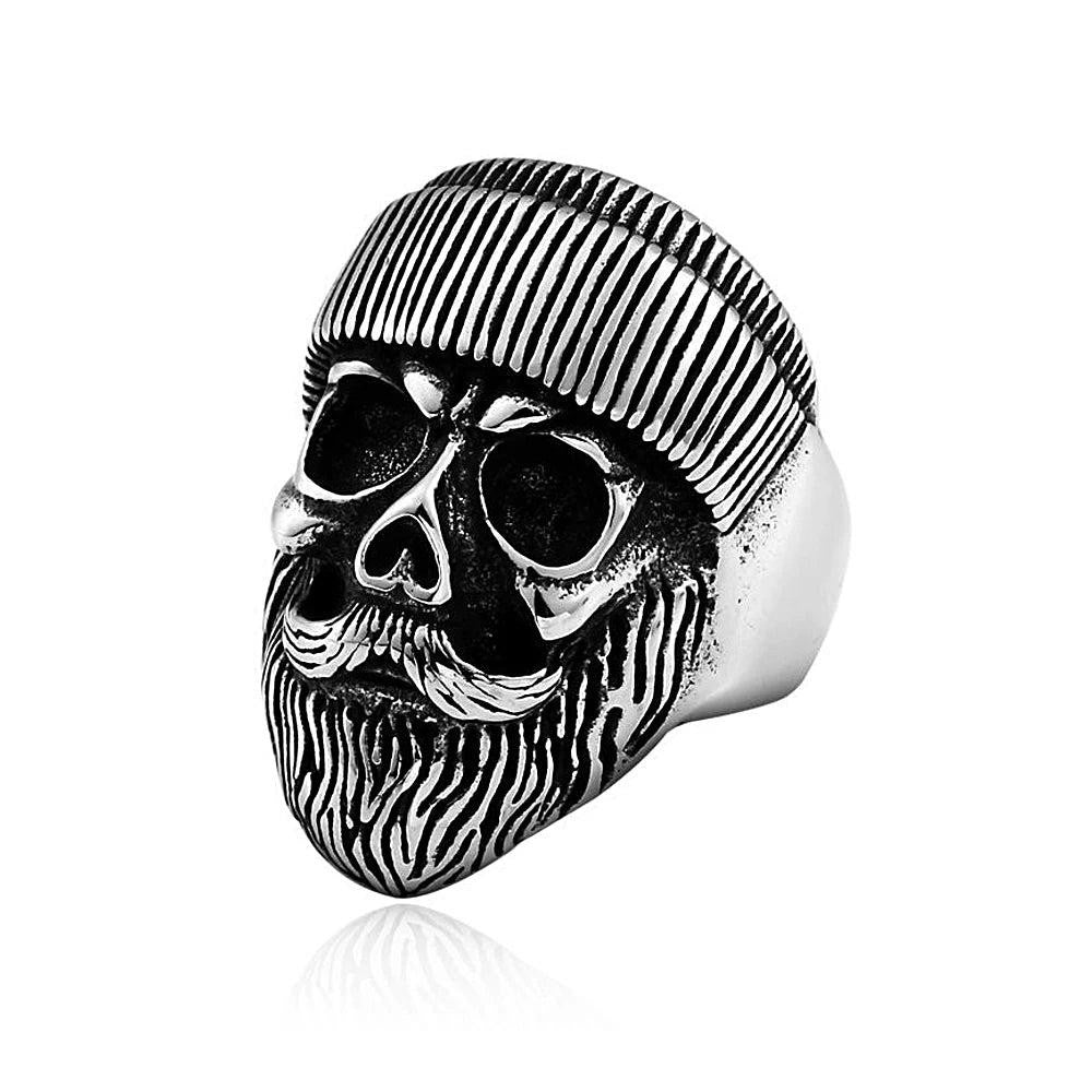2️⃣ Creative Pattern Ring Stainless Steel Punk Fashion Ring Men Women