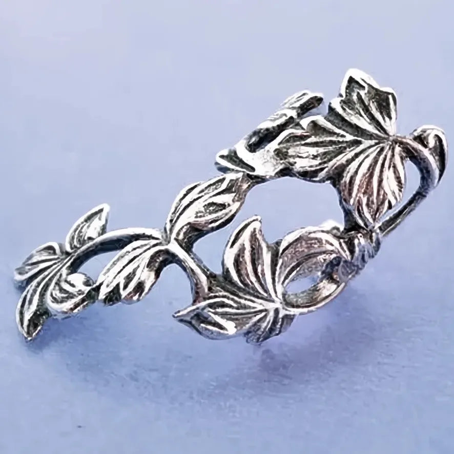 Vine Shape Copper Ear Clip for Women Vintage Stylish Daily Wear Earrings Gift