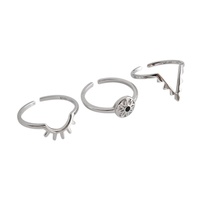 Fashion 925 Sterling Silver Adjustable Ring