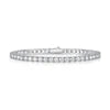 Moissanite Tennis Bracelet 3/4/5mm S925 Silver D Color VVS1 18K Gold Plated Jewelry for Men Women