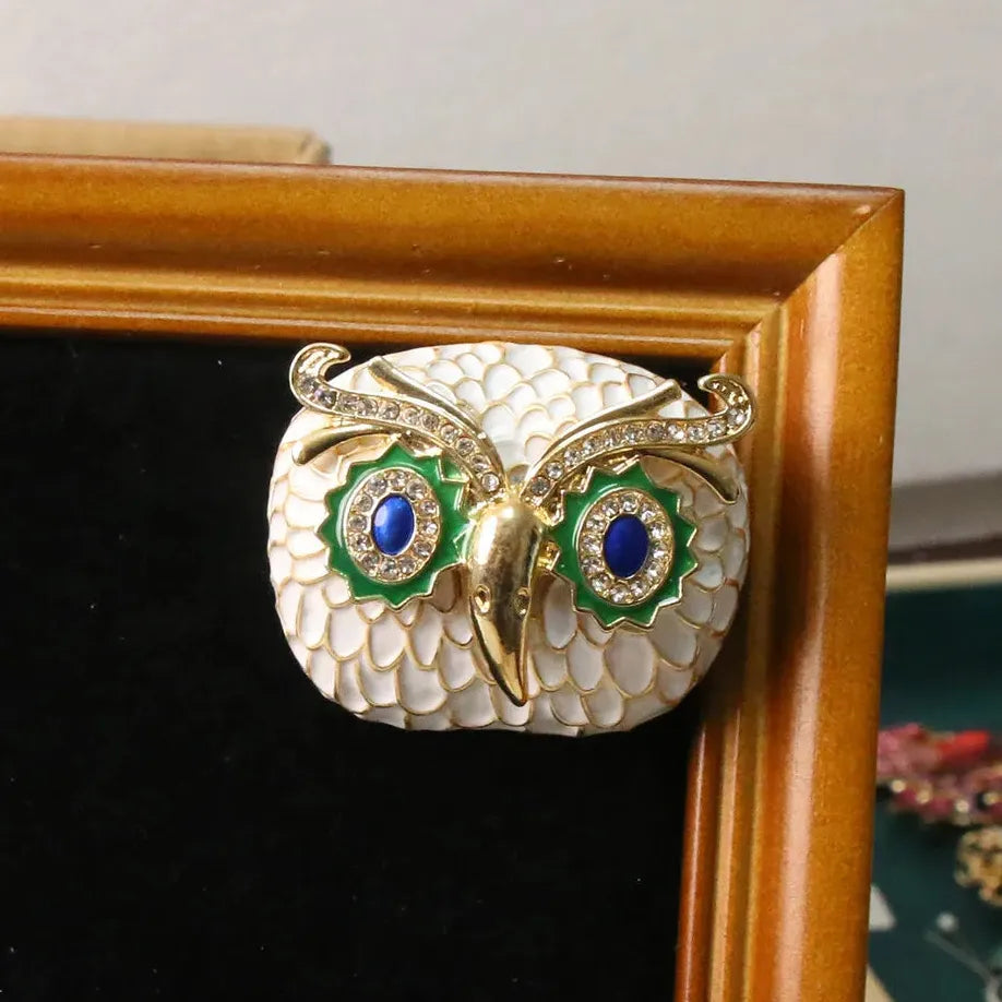 Classic Owl Brooch Animal Jewelry for Men and Women Stylish Accessory