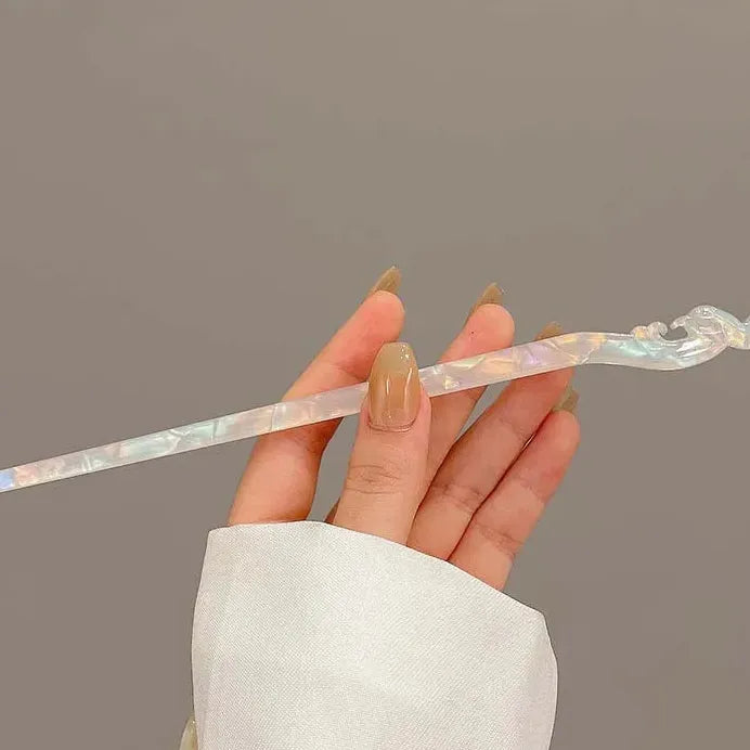 Vintage Chinese Style Acrylic Hair Sticks Women Hairpins Hair Clip Jewelry