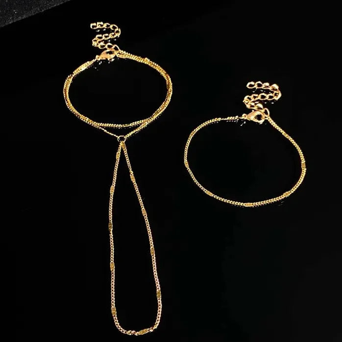 Handmade Vintage Multilayer Link Chain Bracelets for Women Stylish Jewelry