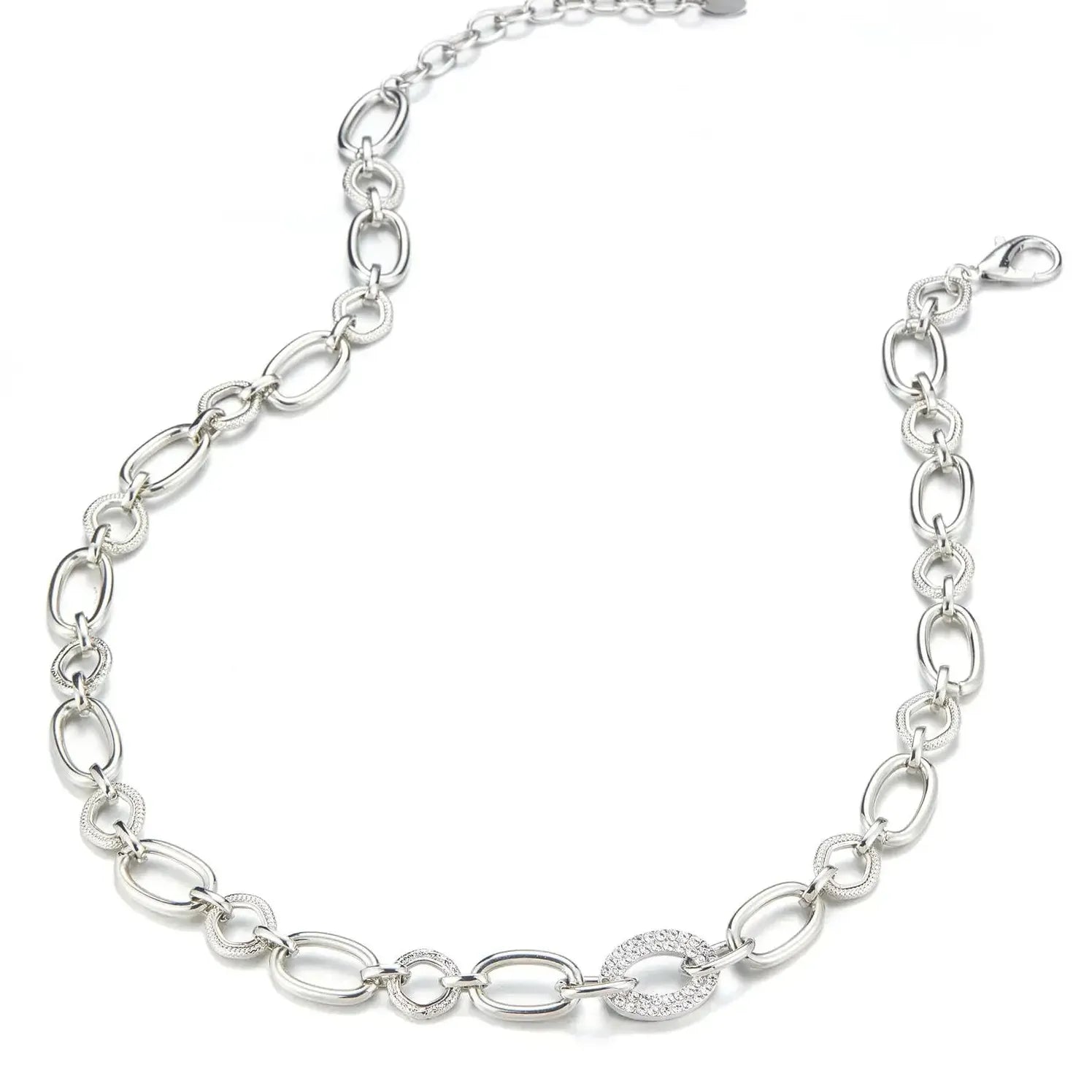 Boho Gold Plated Stainless Steel Long Chain Necklace Featuring Natural Stone Beads