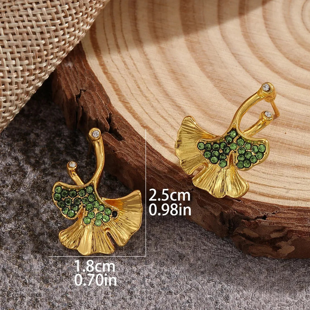 Gold Color Zinc Alloy Hoop Earrings for Women Daily Wear Statement Jewelry