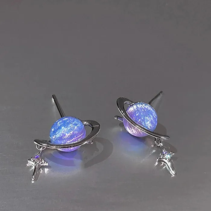 2026 Zinc Alloy Ball Stud Earrings for Women Color Change Cat Eye Gift