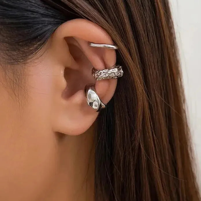 Small Cute Round Clip-On Earrings for Women Mini Fashion Jewelry Gift