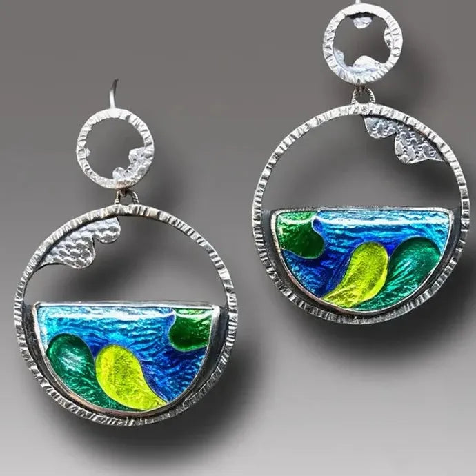 Vintage Leaf Drop Earrings Zinc Alloy for Women Party Vacation Jewelry Gifts