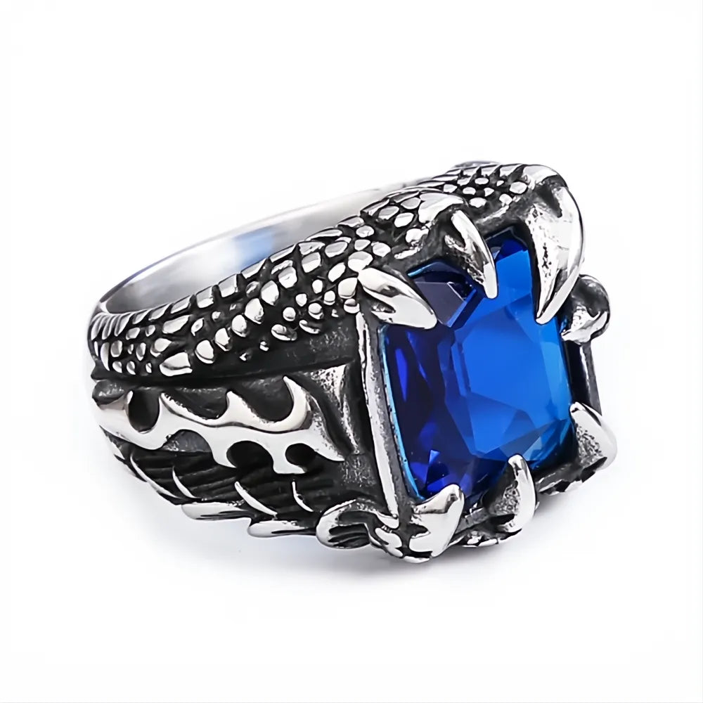 Vintage Viking Dragon Claw Ring for Men Boys 316L Stainless Steel Punk Nordic Jewelry Gift