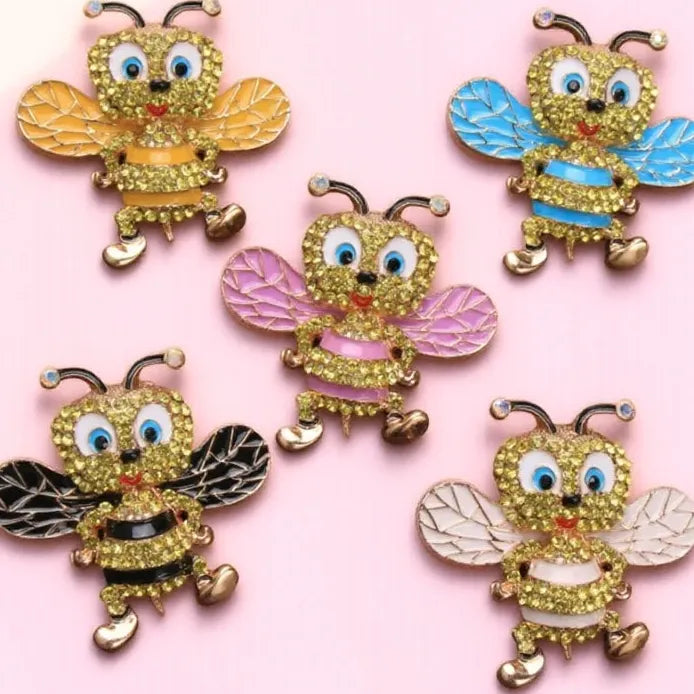 Cartoon Bee Brooch for Men & Women Wedding Party Gift Accessory