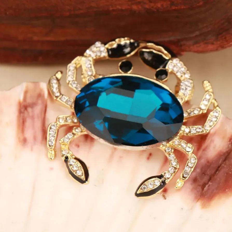 Vintage Crab Brooch Classic Wedding Gift for Men and Women