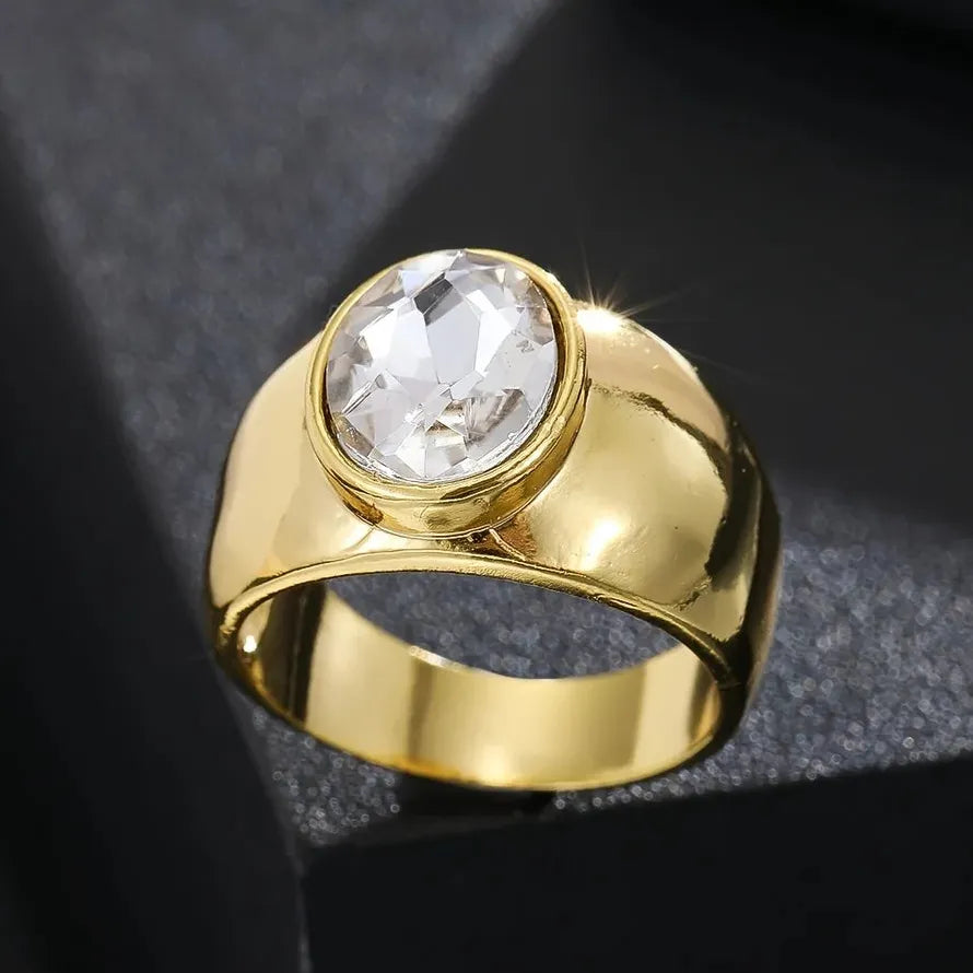 Fashion Boho Zinc Alloy Women's Engagement Ring Daily Wear Gift