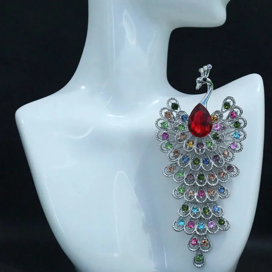 Luxury Peacock Phoenix Brooch Jewelry Gift for Men & Women