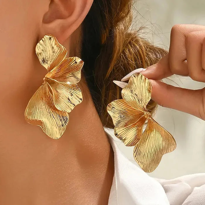 Bohemian Fish Pendant Copper Alloy Earrings Minimalist Summer Jewelry