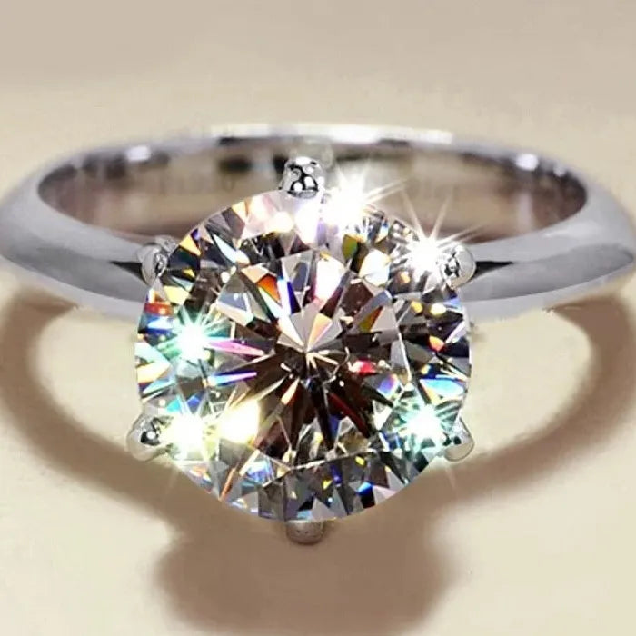 Women's Cubic Zirconia Ring Zinc Alloy Fashion Luxury Wedding Party Jewelry