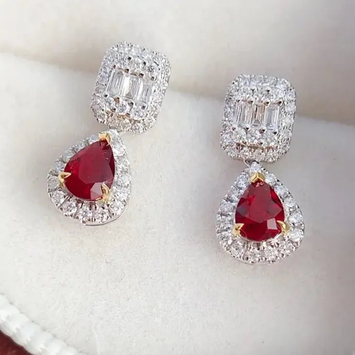 Silver Water Drop Earrings Zinc Alloy Acrylic Lightweight Women's Jewelry