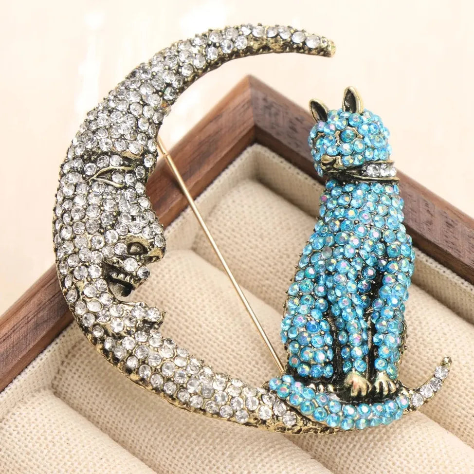 Classic Cat Brooch for Men & Women Wedding Gift Elegant Accessory