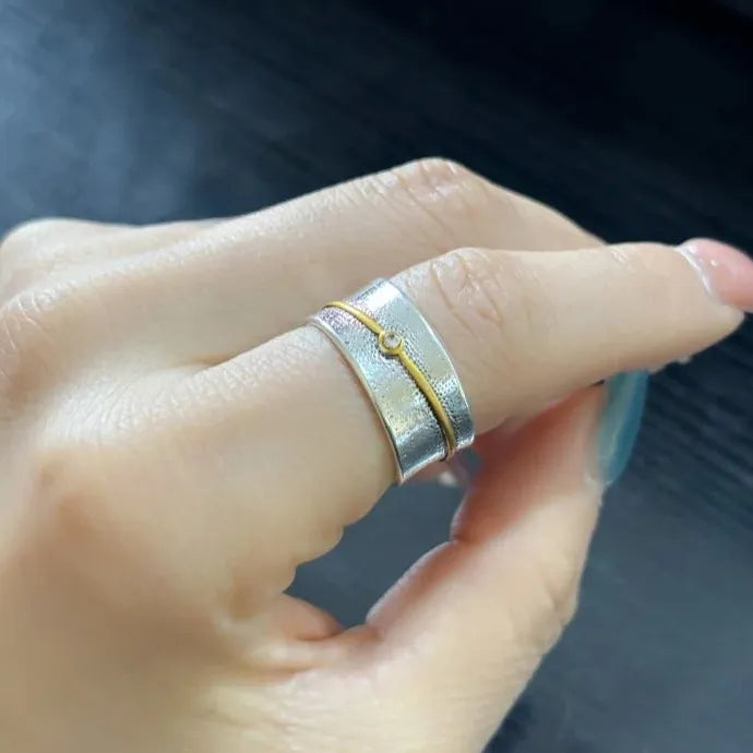 Creative Silver Zircon Ring Women’s Fashion Party Accessory Gift Jewelry