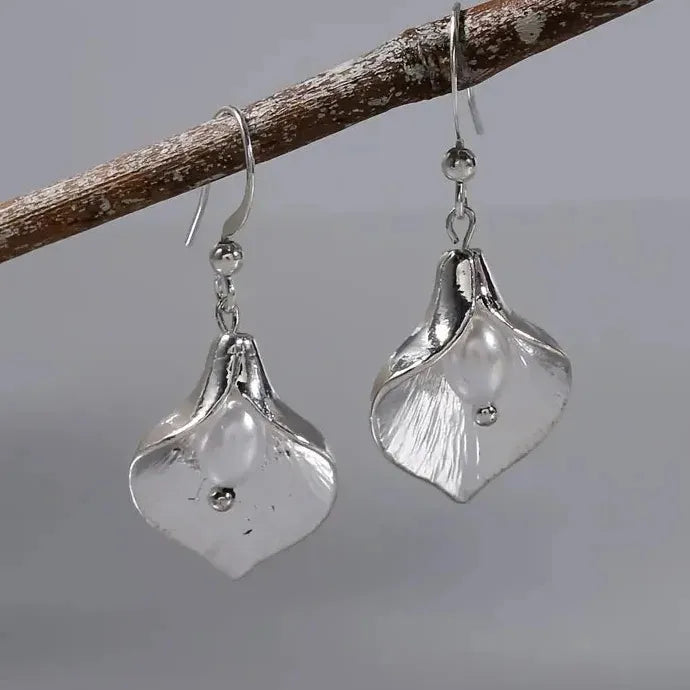 Sweet Imitation Pearl Drop Earrings for Women Wedding Engagement Gift Zinc Alloy