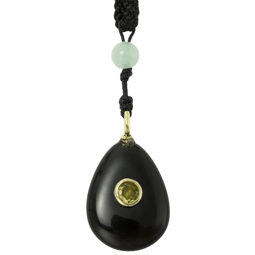 Natural Amber Geometric Pendant Necklace Multi-Color Crystal Rope Jewelry
