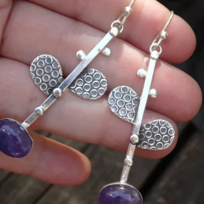 Vintage Bohemian Zinc Alloy Drop Earrings for Women Daily Wear Fashion