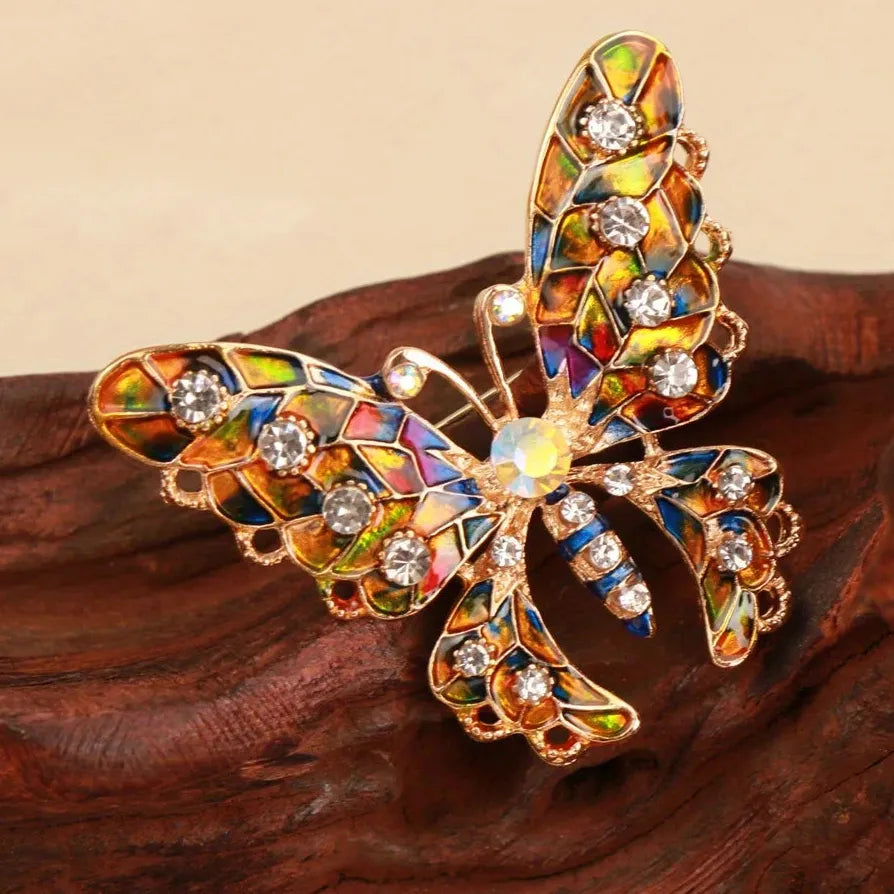 Elegant Luxury Butterfly Brooch Pin Jewelry Gift for Women