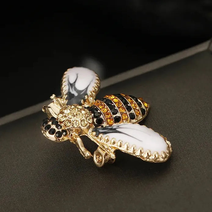 Luxury Bee Brooch Pin for Women Classic Elegant Jewelry Gift