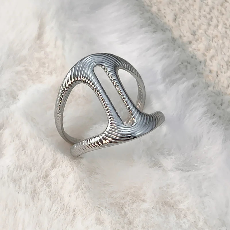 316L Stainless Steel Ocean Series Rings for Women Sea Star Crab Butterfly Hypoallergenic