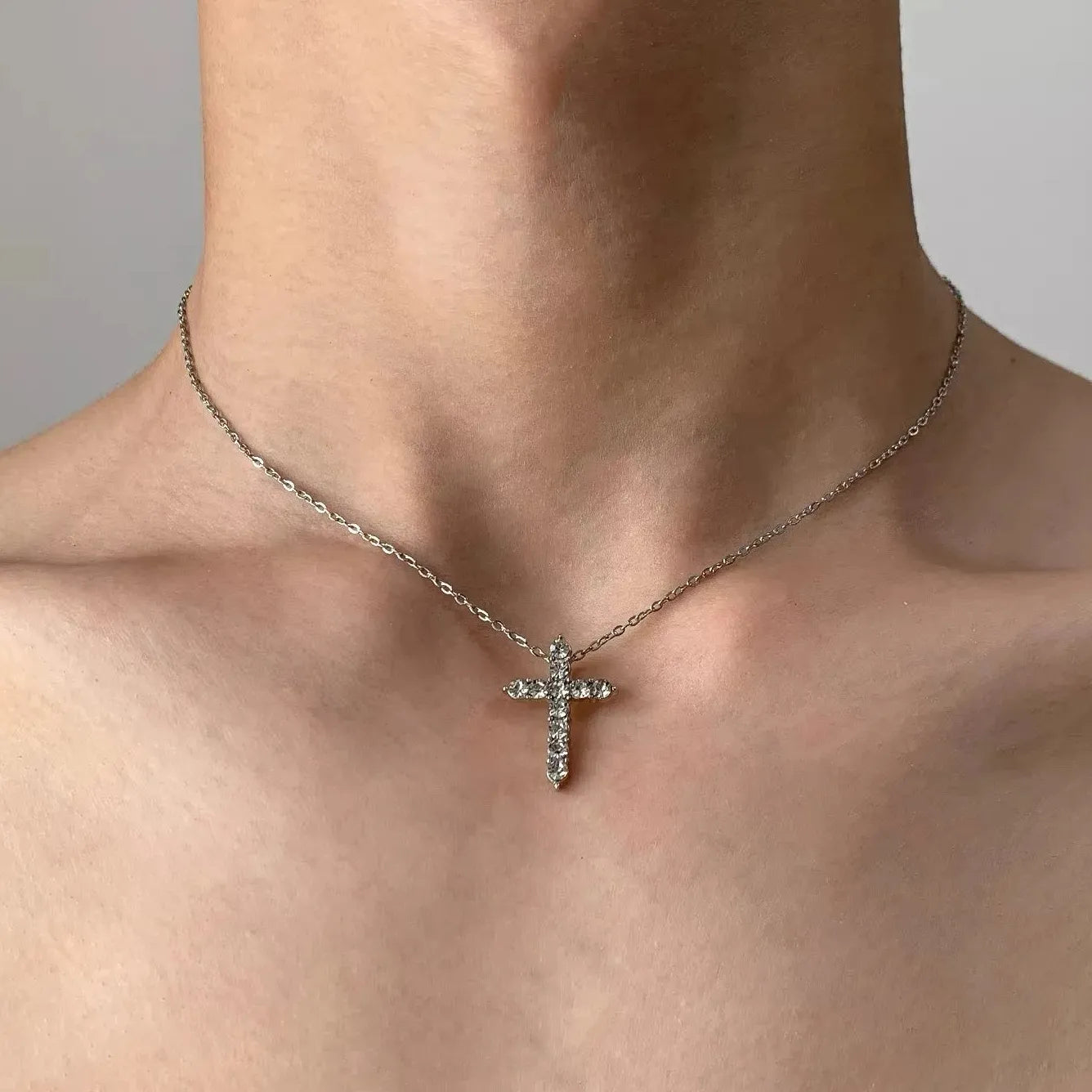 Hiphop Punk Star Pendant Necklace Men Women Gothic Y2K Rock Jewelry