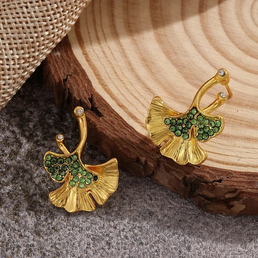 Gold Color Zinc Alloy Hoop Earrings for Women Daily Wear Statement Jewelry