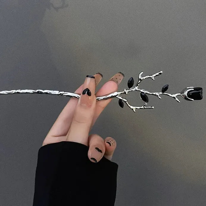 Vintage Chinese Style Acrylic Hair Sticks Women Hairpins Hair Clip Jewelry
