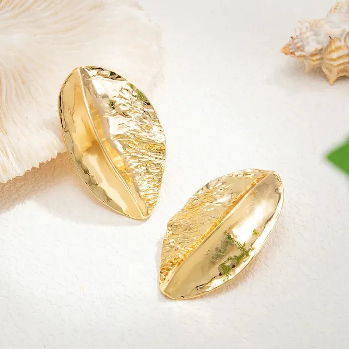 Boho Zinc Alloy Leaf Drop Earrings for Women Exquisite Dangle Jewelry Gift