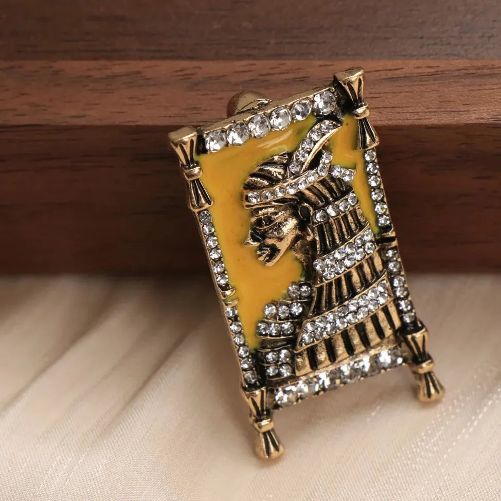 Vintage Indian Prince of Babylon Classic Brooch for Women Men