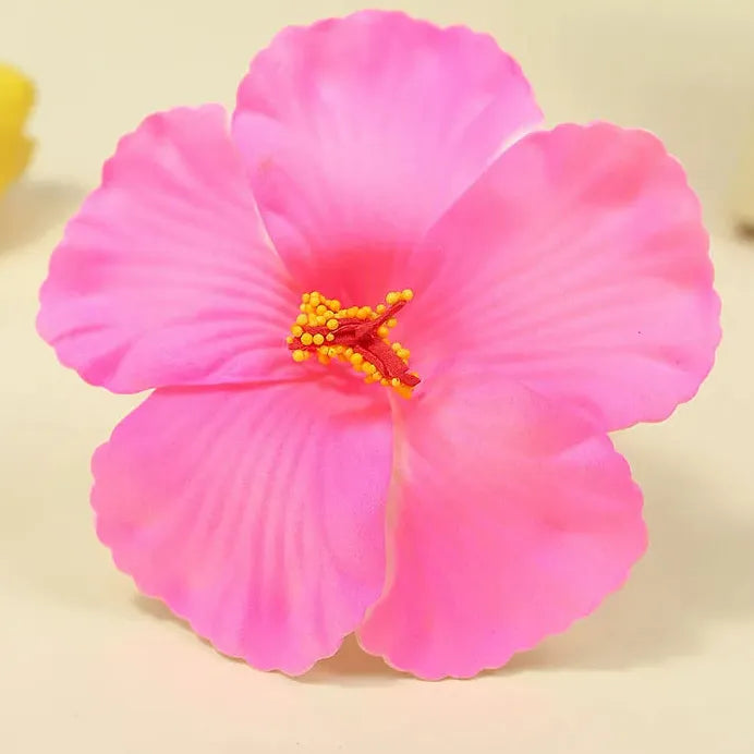 Bohemian Hawaiian Flower Hair Clip Alloy Floral Accessory for Women Girls