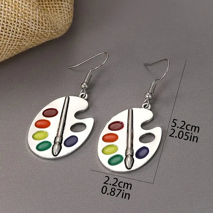 Retro Bohemian Style Zinc Alloy Drop Earrings for Women Daily Wear