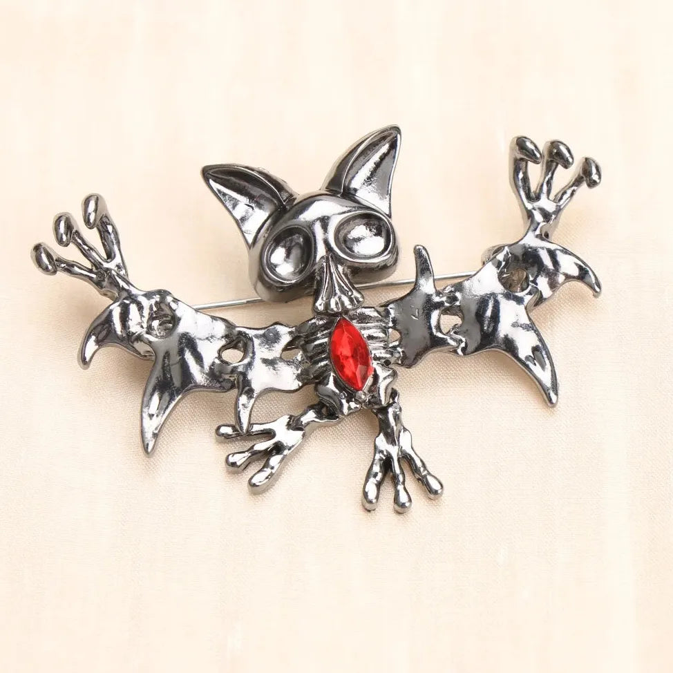 Halloween Bat Brooch Classic Jewelry Gift Accessory for Men and Women